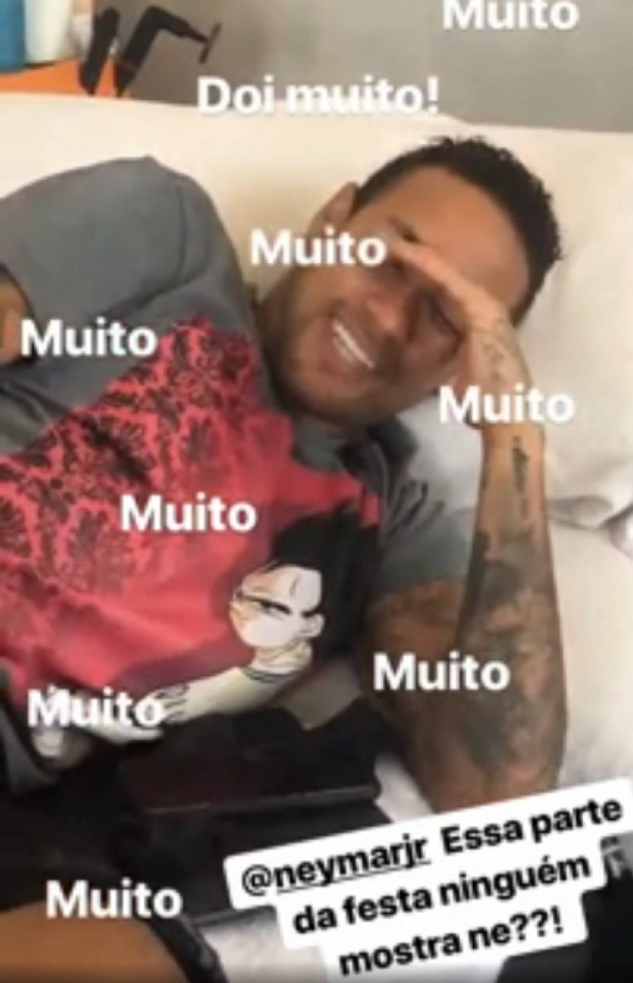 Par A De Neymar Registra Fisioterapia E Ironiza Essa Festa Ningu M