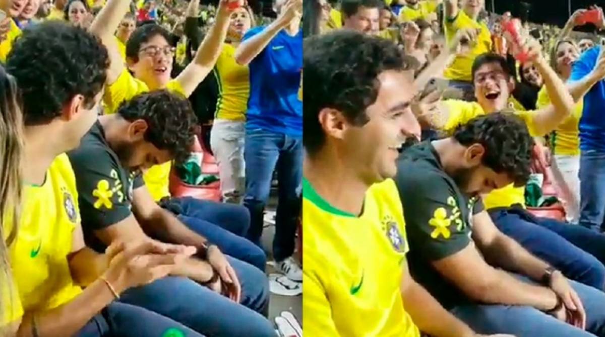 Torcedor Dorme Em Jogo Do Brasil E Viraliza Na Internet Confira O