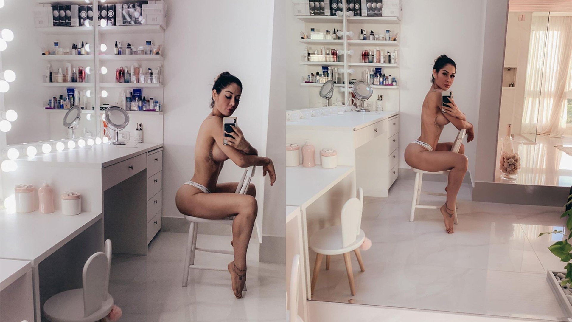 Mayra Cardi Posta Nude Para Mostrar Banheiro Da Casa Nova Divers O