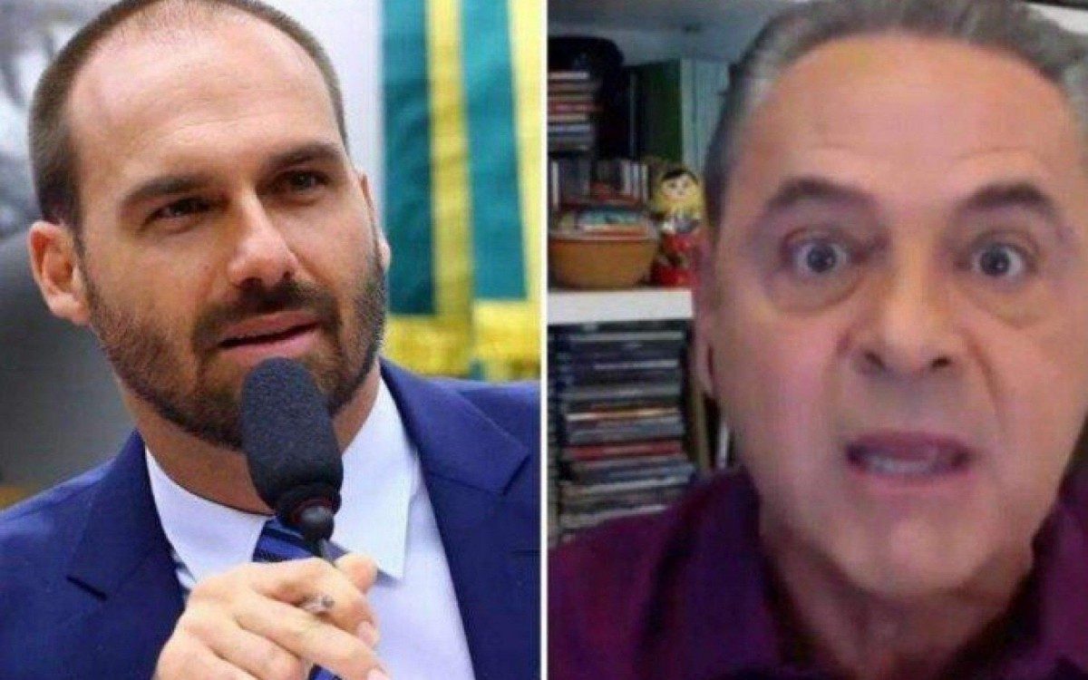 Eduardo Bolsonaro ironiza revolta de narrador da Globo Copa América