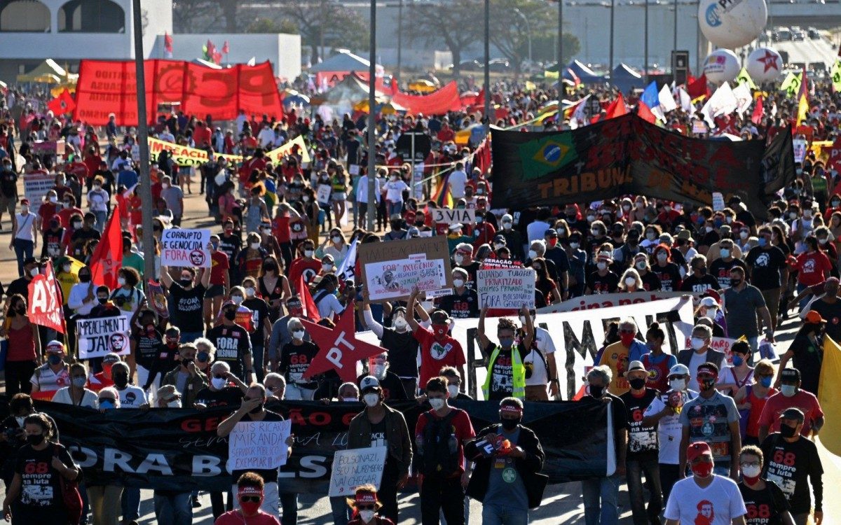 Galeria Brasileiros Voltam S Ruas Para Pedir Impeachment De Bolsonaro