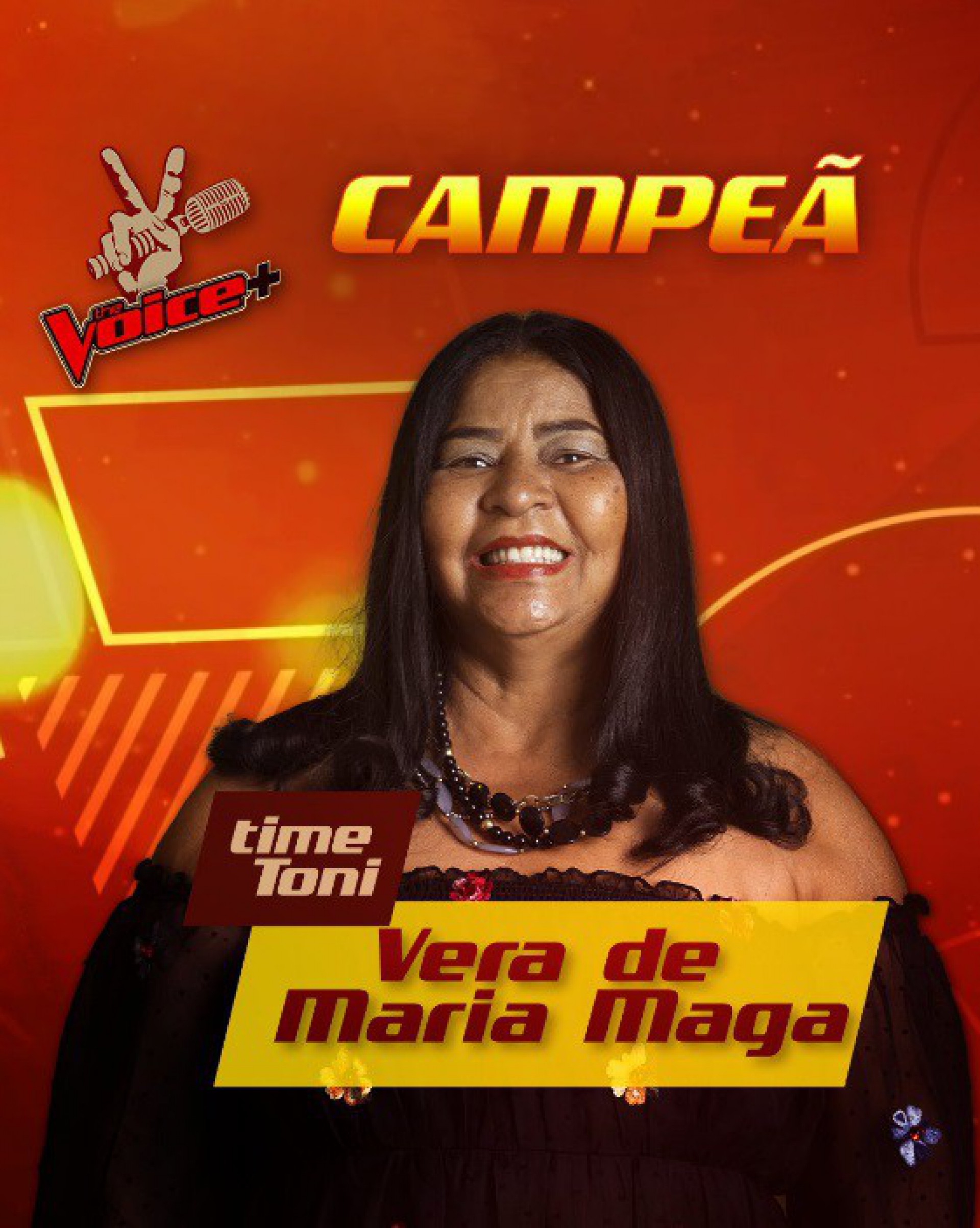 Vera de Maria Maga é a vencedora do The Voice Televisão O Dia