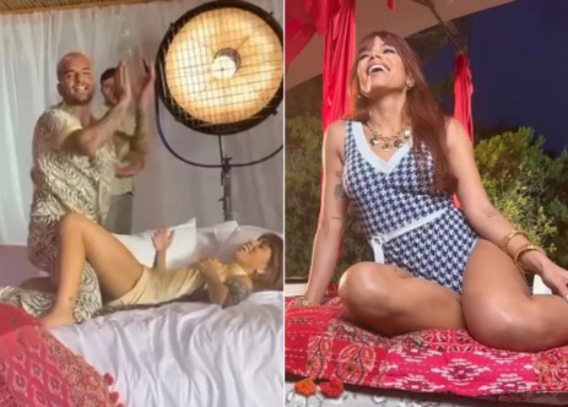 Anitta Compartilha Bastidores De Novo Clipe Maluma Mh