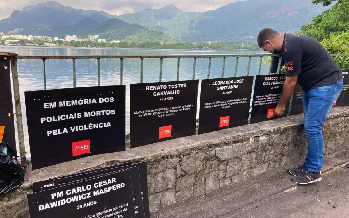 Rio De Paz Homenageia Pms Mortos E Crian A V Tima De Bala Perdida