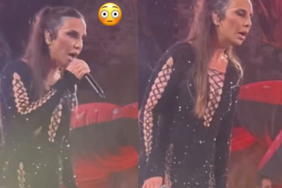 Vídeo Ivete Sangalo se choca ao flagrar momento íntimo entre fãs em