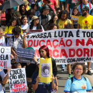 Estudantes se mobilizam em Brasília por melhores condições na educação