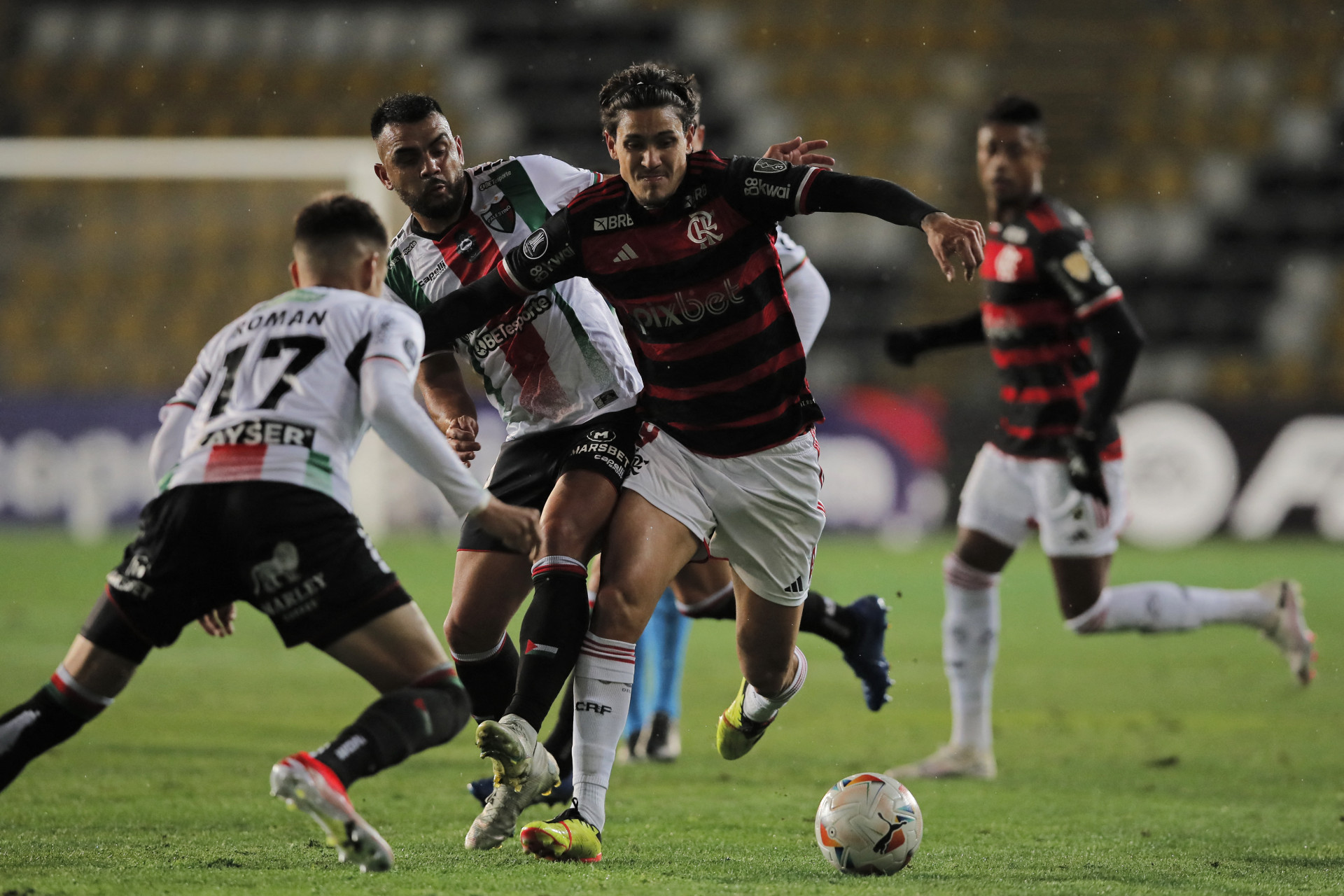 Fora De Casa Flamengo Perde Para O Palestino E Se Complica Na