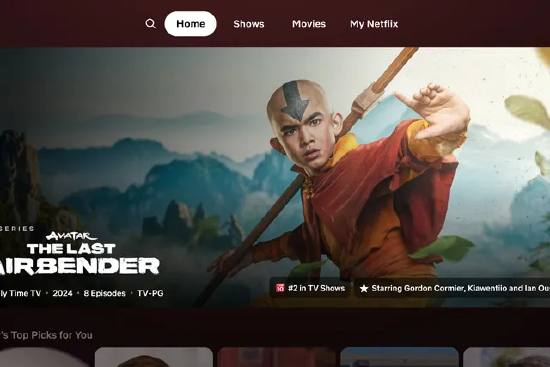 Netflix testa novo design da página inicial de seu APP para TV O Dia