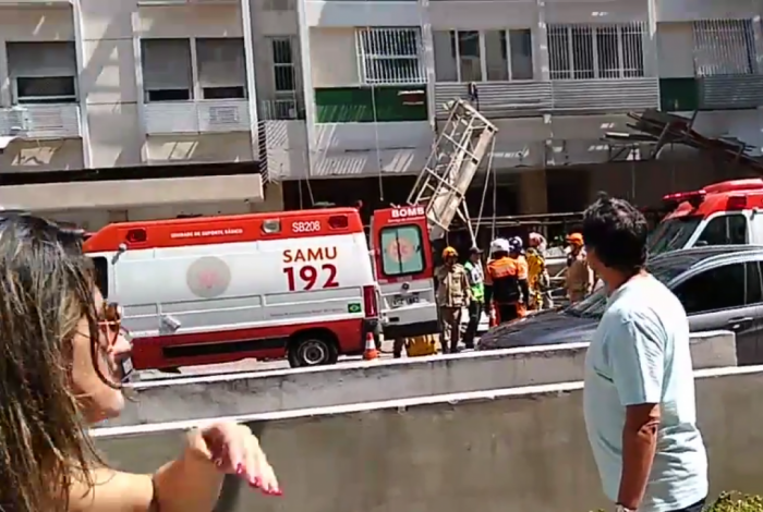 Queda De Andaime No Leblon Deixa Feridos O Dia Rio De Janeiro