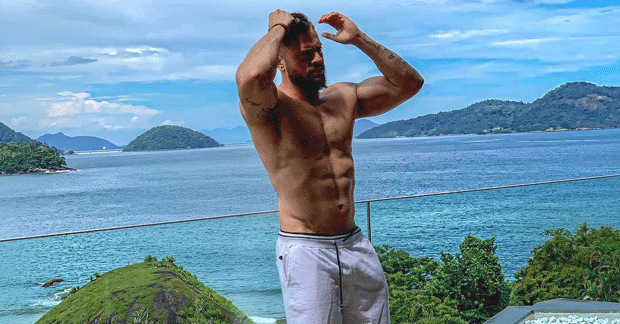 Rodrigo Godoy em A Fazenda - Foto reprodução Internet