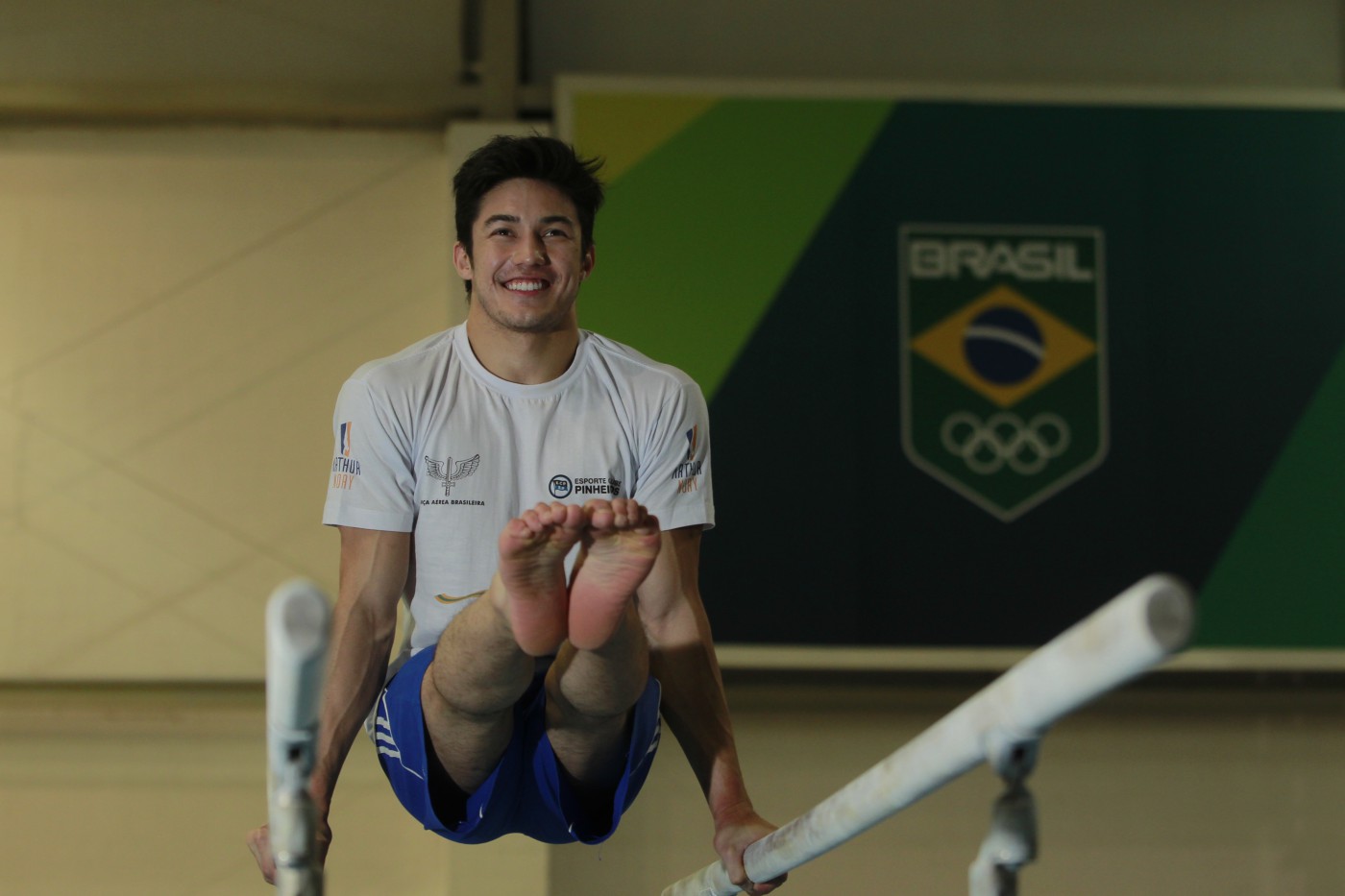 Entrevista com o atleta da ginastica Artística, Arthur Nory, medalhista de bronze. Barra Tijuca  - Maíra Coelho / Agência O Dia