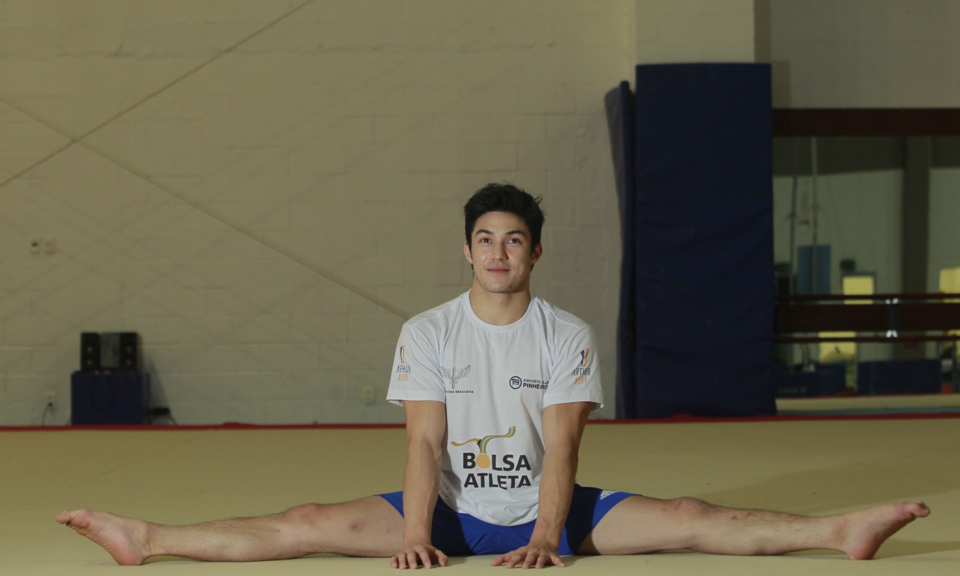 Entrevista com o atleta da ginastica Artística, Arthur Nory, medalhista de bronze. Barra Tijuca  - Maíra Coelho / Agência O Dia