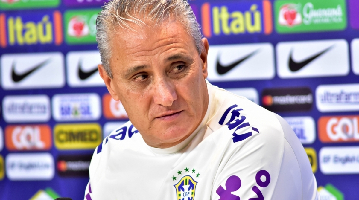O jogador Marcelo do Brasil, durante entrevista coletiva realizada na Arena do Grêmio, em Porto Alegre, na tarde desta quarta-feira (30), onde amanhã enfrentam a seleção do Equador pela eliminatória da América do Sul.