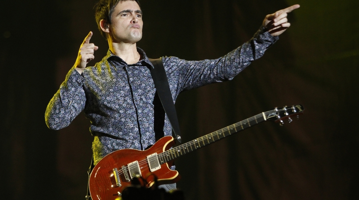 2017-09-16 - Rock in Rio 2017 - Segundo dia de megaevento, na Cidade do Rock. Na imagem, o show da banda Skank no palco Mundo. Foto de Alexandre Brum / Ag&ecirc;ncia O Dia