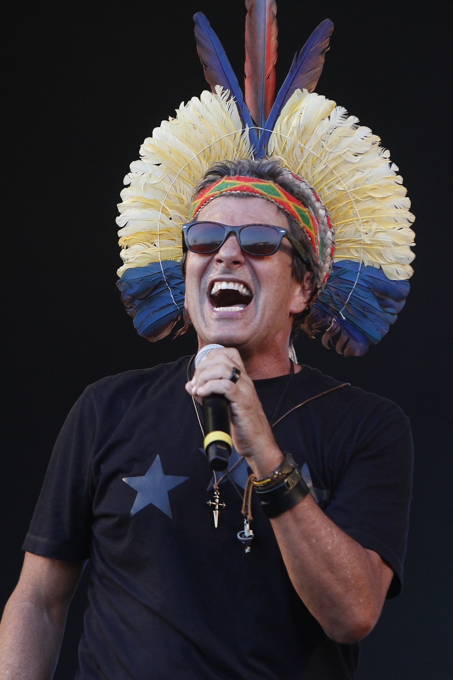 2017-09-16 - Rock in Rio 2017 - Segundo dia de megaevento, na Cidade do Rock. Na imagem, Show da Blitz no palco Sunset. Foto de Alexandre Brum / Ag&ecirc;ncia O Dia