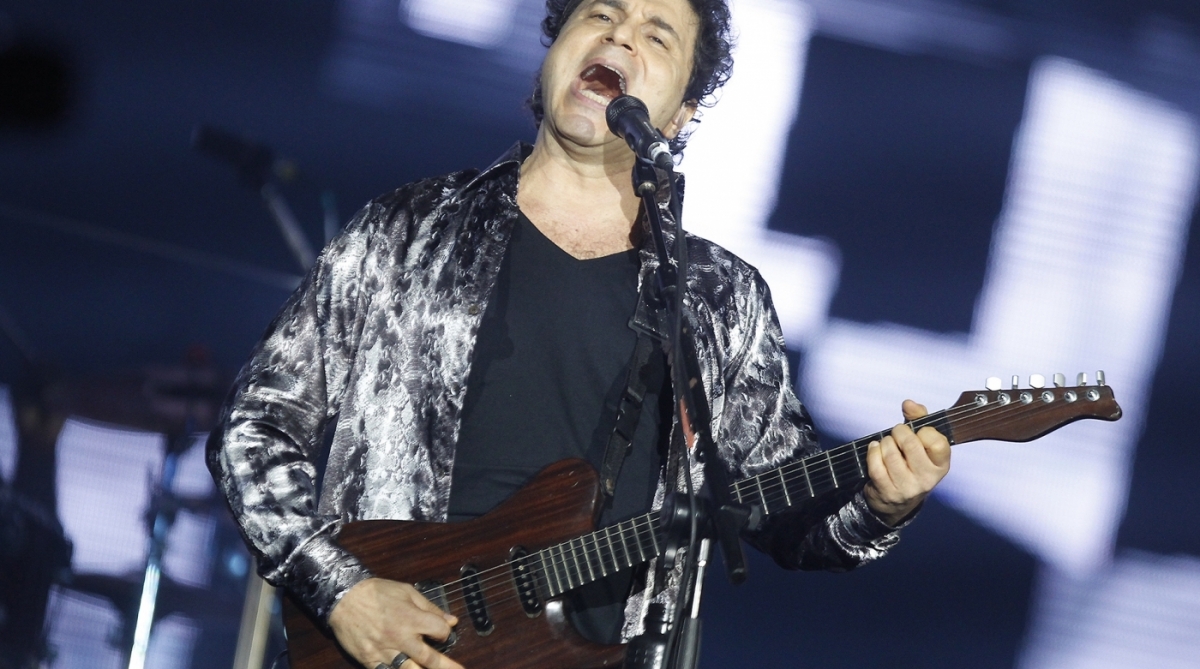 17/09/2017 - Rock in Rio 2017 - Terceiro dia do megaevento, na Cidade do Rock. Na imagem, show de Roberto Frejat no Palco Mundo. Foto de Alexandre Brum / Agência O Dia