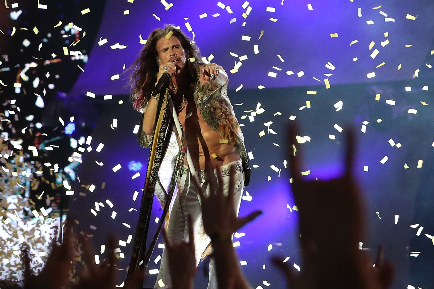 Banda norte-americana Aerosmith fez show no Rock in Rio em 2017 - Arquivo O DIA