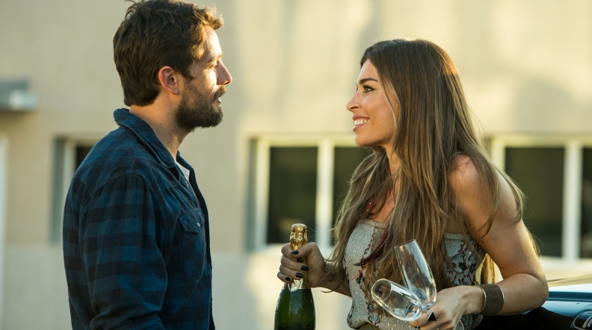 Gael (Sergio Guize), Livia (Grazi Massafera) e Sophia (Marieta Severo) de 'O Outro Lado do Paraíso'