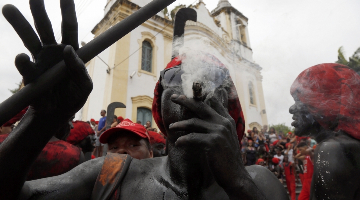 Festa dos Lambe-Sujos e Caboclinhos, em Laranjeiras, Sergipe