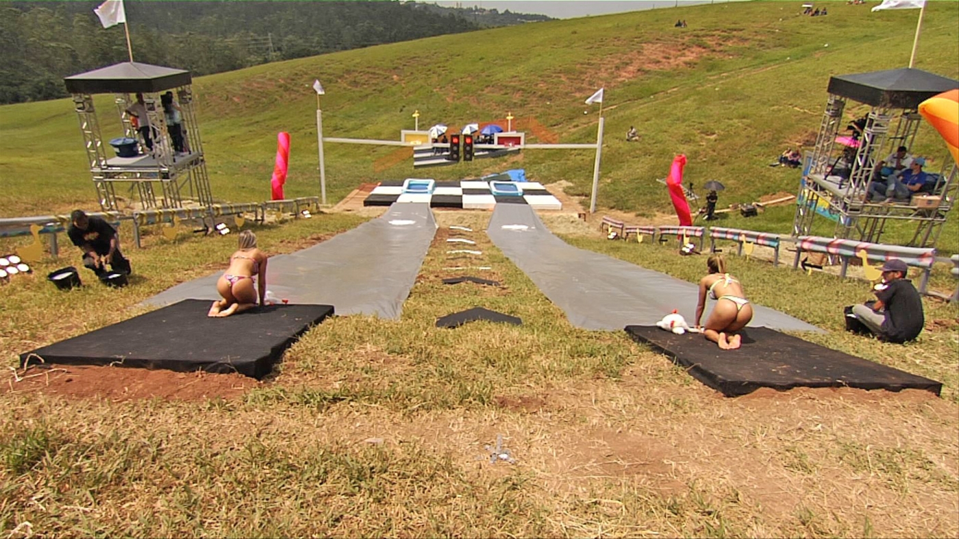 Panicats durante uma prova do 'Pânico na Band'  - Divulgação
