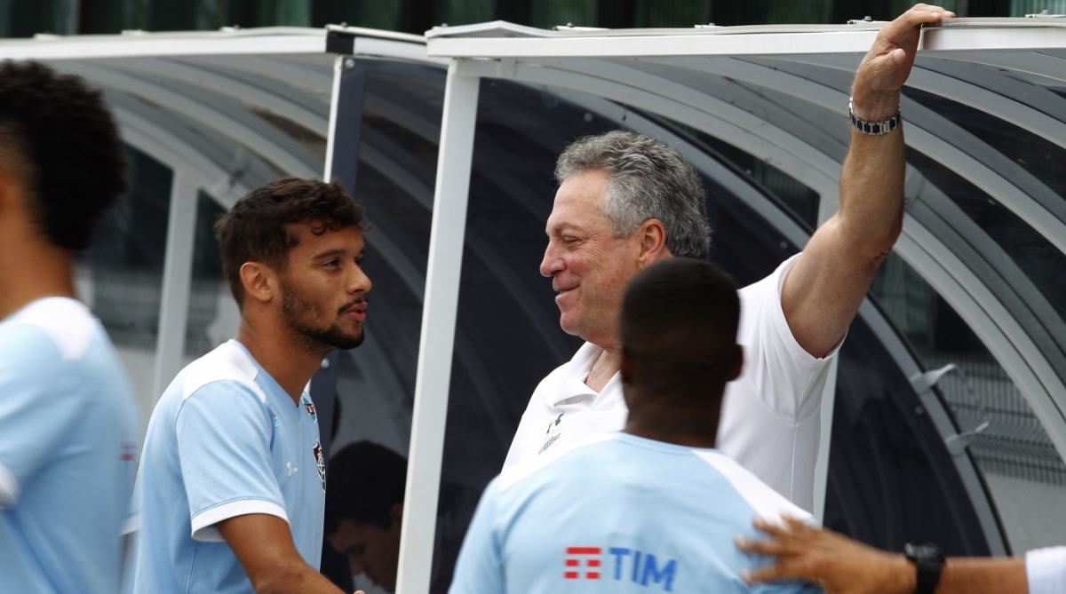 Rio de Janeiro - 06/11/2017 - CTPA.Treino do Fluminense nesta tarde no CTPA..FOTO NELSON PEREZ/FLUMINENSE F.C...IMPORTANTE: Imagem destinada a uso institucional e divulga&ccedil;&atilde;o, seu uso comercial est&aacute; vetado incondicionalmente por seu autor e o Fluminense Football Club...IMPORTANT: image intended for institutional use and distribution. Commercial use is prohibited unconditionally by its author and Fluminense Football Club