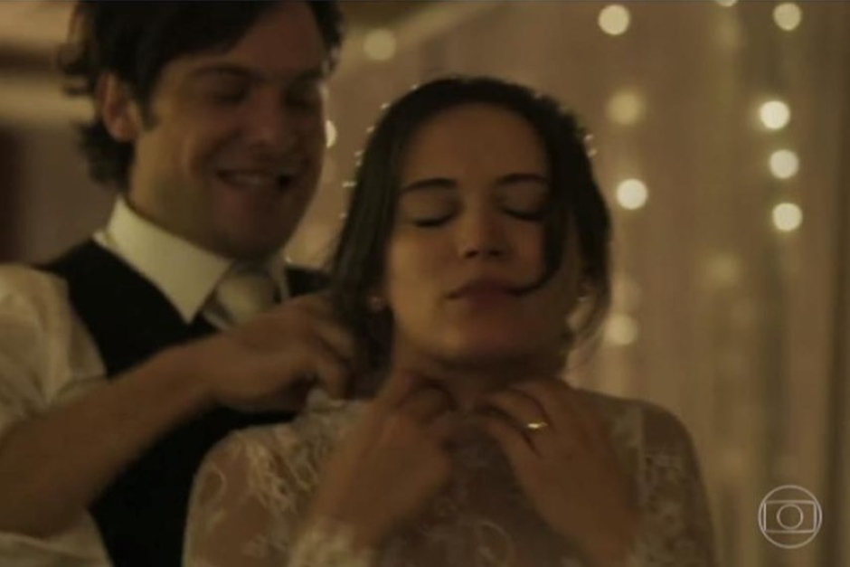 Gael (Sergio Guize) e Clara (Bianca Bin) em 'O Outro Lado do Paraíso'