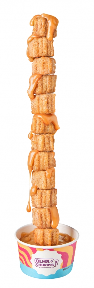 Churros de creme de avel&atilde; - loja Olha o Churros!