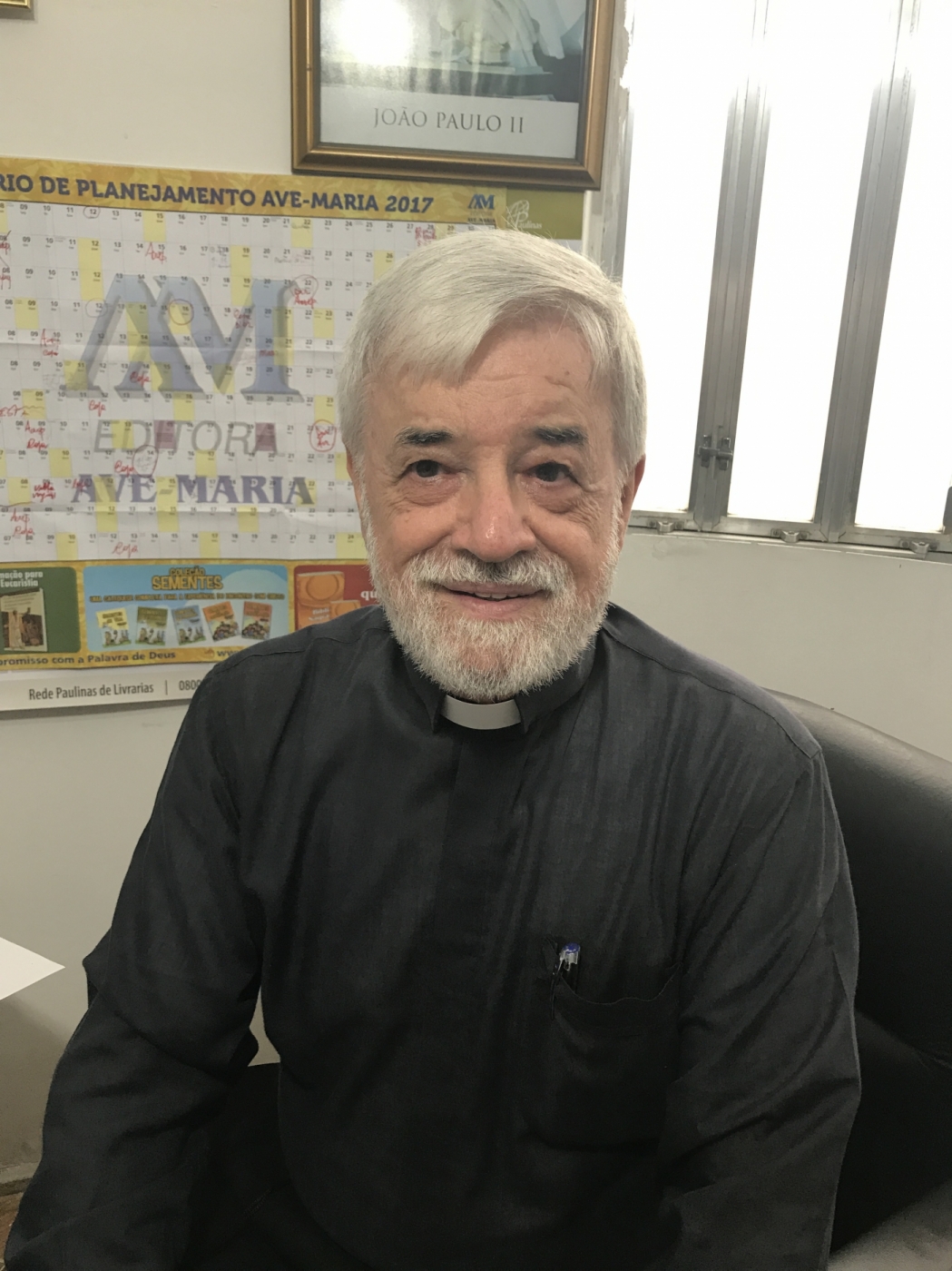 Pe. Enrico Arrigoni, da paróquia Santa Cruz, colunista do DIA