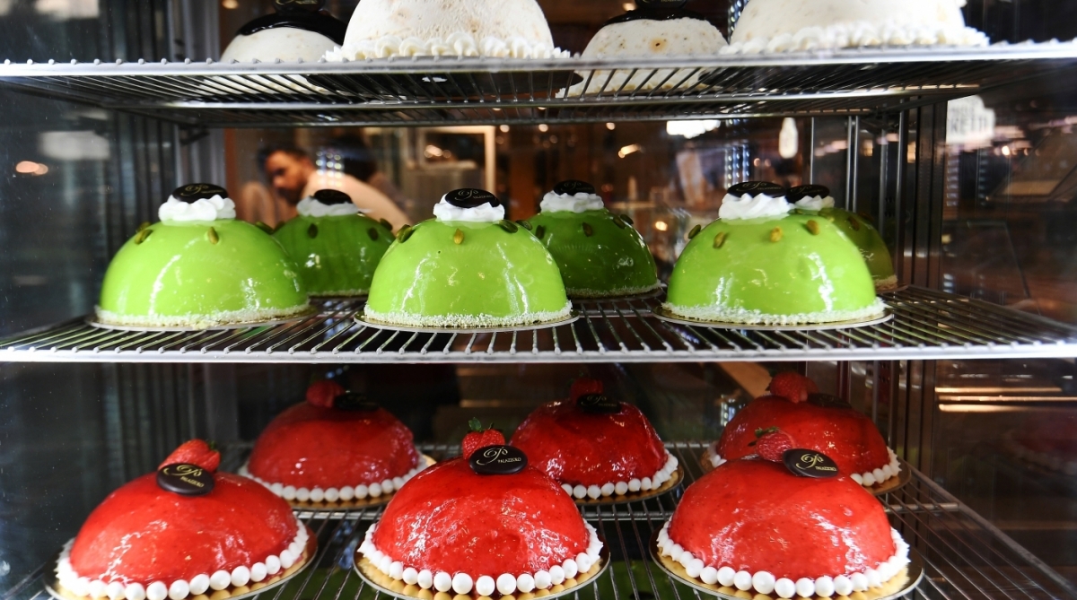 Oscar Farinetti, Italian businessman, founder of Italian food mall chain Eataly, and creator of FICO (Fabbrica Italiana Contadina - Italian Farming Company), poses during a press tour at FICO Eataly World agri-food park in Bologna on November 9, 2017. 
FICO Eataly World, said to be the world's biggest agri-food park, will open to the public on November 15, 2017. The free entry park, widely described as the Disney World of Italian food, is ten hectares big and will enshrine all the Italian food biodiversity.  / AFP PHOTO / Vincenzo PINTO
      Caption