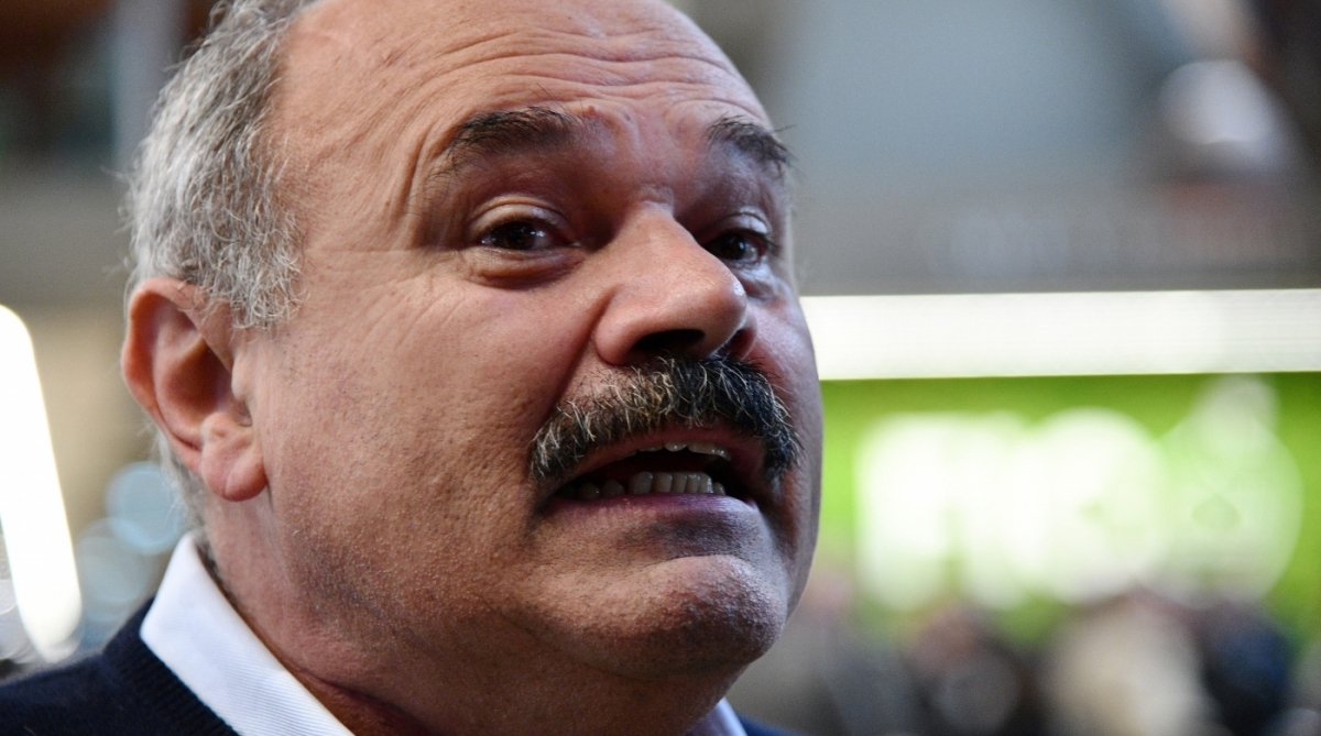 Oscar Farinetti, Italian businessman, founder of Italian food mall chain Eataly, and creator of FICO (Fabbrica Italiana Contadina - Italian Farming Company), poses during a press tour at FICO Eataly World agri-food park in Bologna on November 9, 2017. 
FICO Eataly World, said to be the world's biggest agri-food park, will open to the public on November 15, 2017. The free entry park, widely described as the Disney World of Italian food, is ten hectares big and will enshrine all the Italian food biodiversity.  / AFP PHOTO / Vincenzo PINTO
      Caption - AFP/Vincenzo PINTO