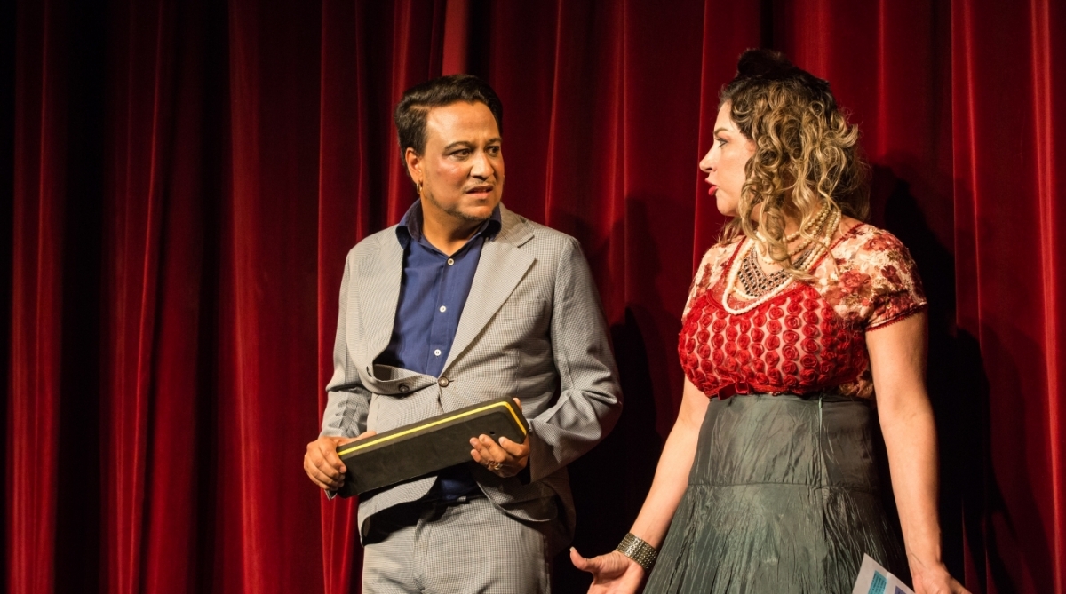 Atores do espetáculo 'Os Figurantes'