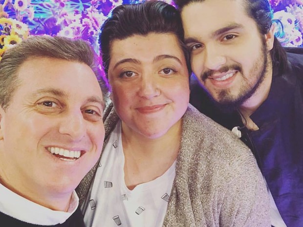 Luciano Huck, Ana Vilela e Luan Santana