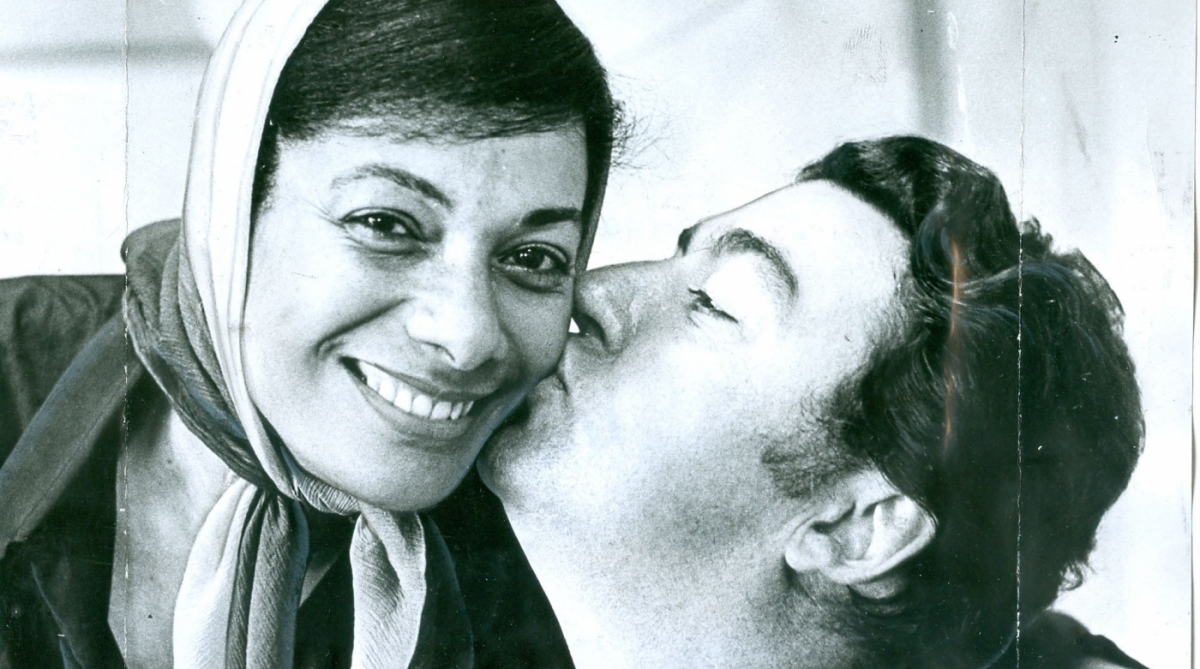 20/08/1965 - Cantora lírica Maria D'Apparecida e o tenor Albert Lance,da  companhia da Opera de Paris no Teatro Municipal, com a ópera Carmen, com Maria no papel título