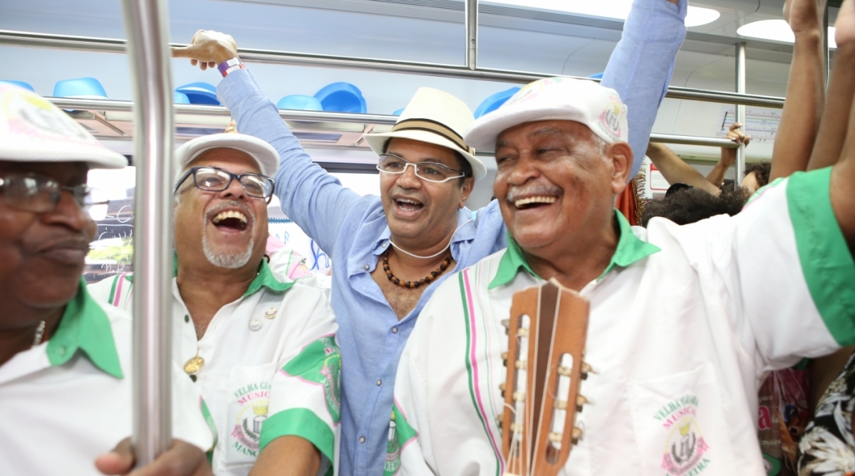 Trem do Samba - Marquinhos de Oswaldo Cruz e convidados: Monarco, Velhas Guardas da Portela e do Imp&eacute;rio