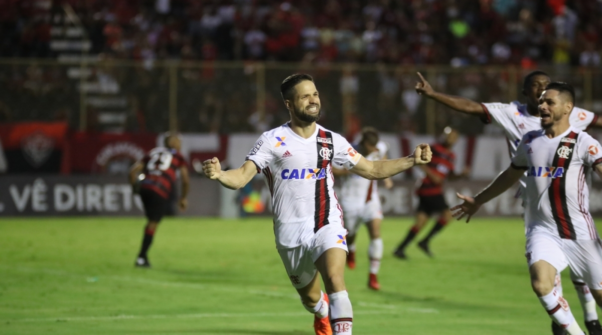 03/12/2017. Partida entre Vitória (BA) x Flamengo, no Estadio Barradão, válida pela 38ª Rodada do Campeonato Brasileiro. Foto - Gilvan de Souza / Flamengo
