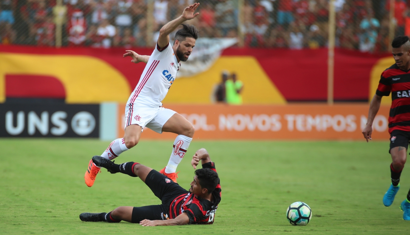 03/12/2017. Partida entre Vitória (BA) x Flamengo, no Estadio Barradão, válida pela 38ª Rodada do Campeonato Brasileiro. Foto - Gilvan de Souza / Flamengo - Gilvan de Souza / Flamengo