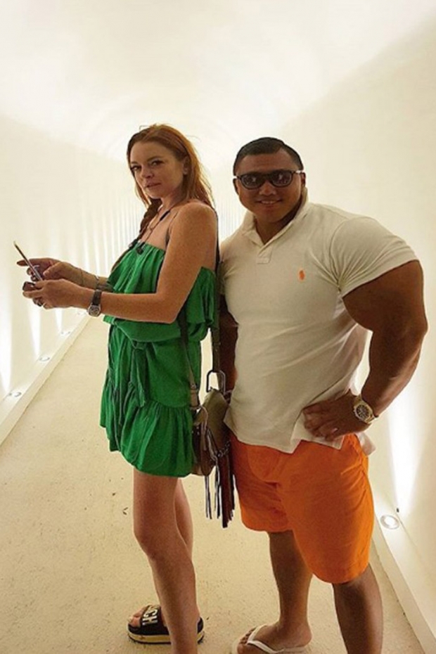 Lindsay Lohan está namorando fisiculturista conhecido como 'Hulk Coreano' - Reprodução Internet