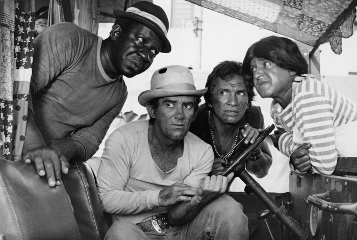 Os Trapalhões: Mussum, Didi, Dedé e Zacarias em cena de filme - Divulgação