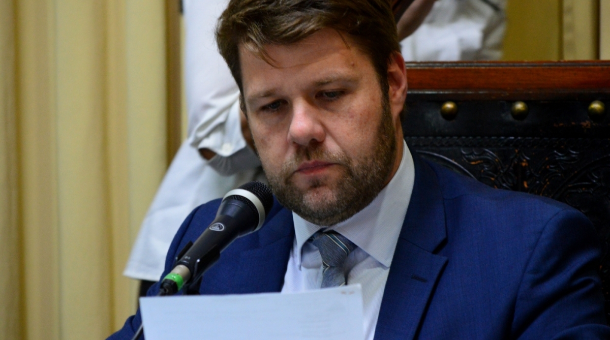 AGÊNCIA DE NOTÍCIAS - PARCEIRO - Comissão de orçamento e finanças, fiscalização financeira e controle, presidida pelo Deputado Gustavo Tutuca, na Alerj, Assembleia Legislativa do Rio de Janeiro, nesta terça-feira (05). Foto: Paulo Carneiro/Parceiro/Agência O Dia