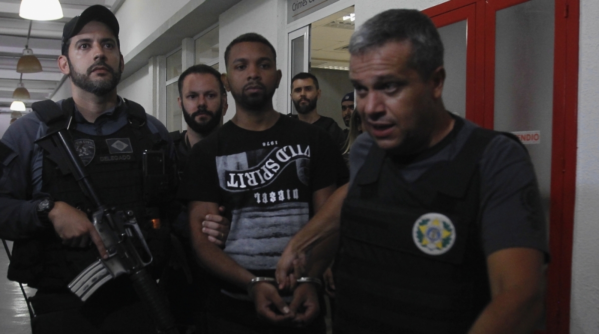 Preso na Favela do Arar&aacute; Zona Norte do Rio o Traficante Rogerinho  157 um dos responsavelve pela guerra na Favela Da Rocinha  na Zona Sul Do Rio,  ,Severino Silva Agencia O Dia