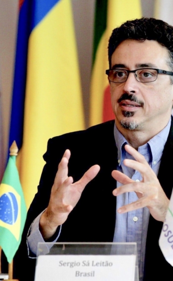 Ministro da Cultura S�rgio S� Leit�o