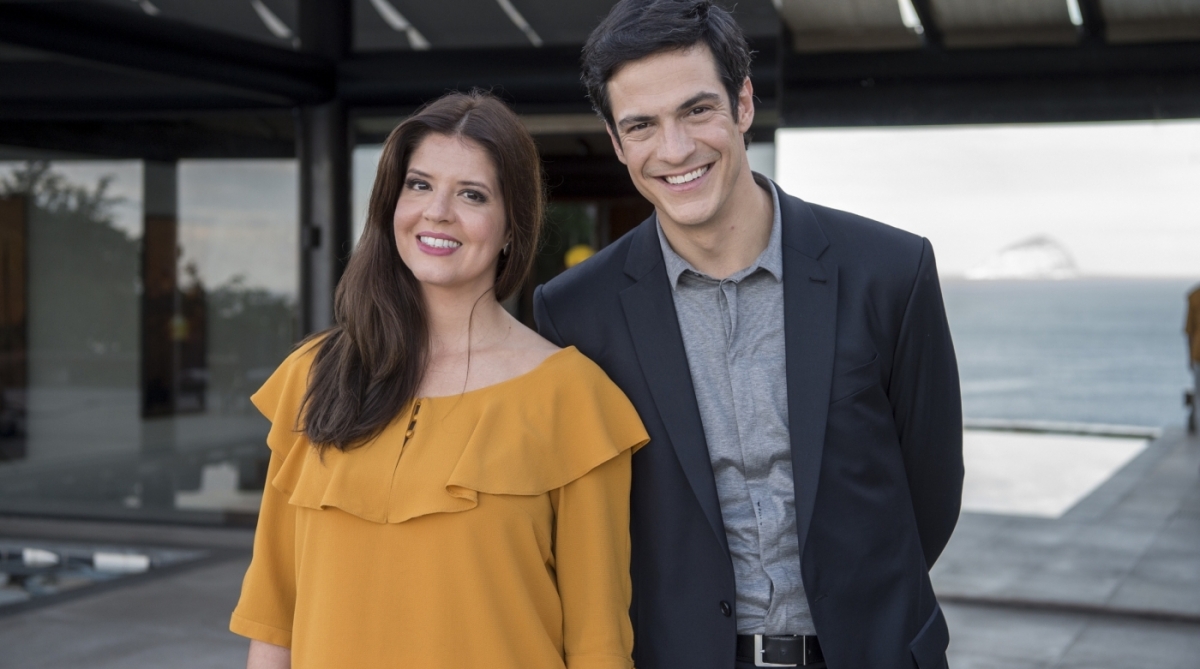 Maria Pia (Mariana Santos) e Eric (Mateus Solano)