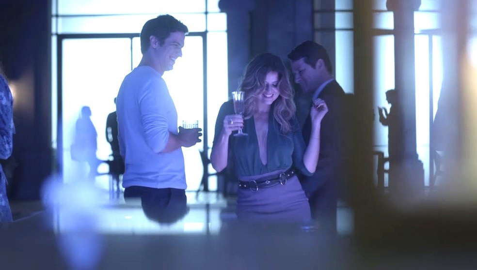 Maria Pia (Mariana Santos) e Malagueta (Marcelo Serrado)