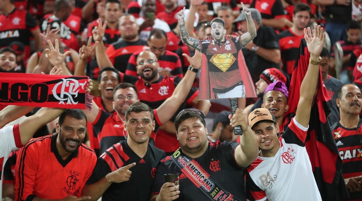 13/12/2017 - Jogo entre as equipes do Flamengo x Indepiendentes, da Argentina, pela final da Ta&ccedil;a Sulamericana - Conmebol 2017, no est&aacute;dio do Maracan&atilde;, no Rio de Janeiro, Brasil. Foto de Alexandre Brum / Ag&ecirc;ncia O Dia
