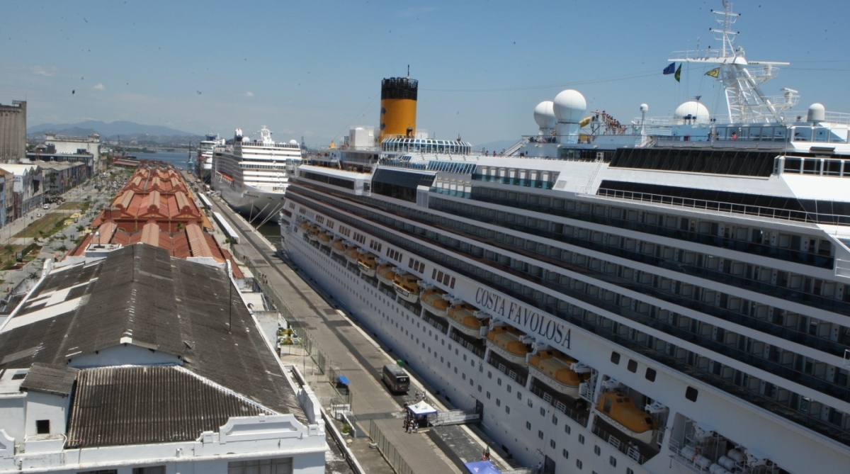 Regi&atilde;o Portu&aacute;ria recebe temporada de cruzeiros. S&atilde;o esperadas 94 embarca&ccedil;&otilde;es, sendo 23 internacionais 