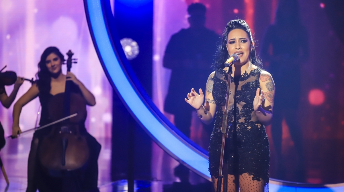 Carol Biazin no 'The Voice Brasil'