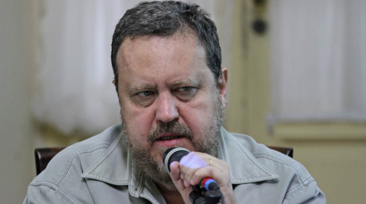 Secretário de Educação do Estado do Rio, Wagner Victer, em audiência pública na Alerj, no dia 13 de dezembro