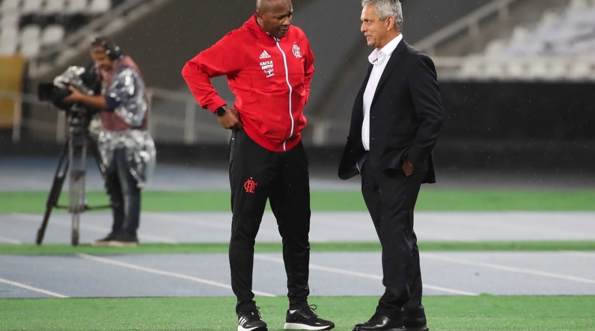 Barnardo Redín e Reinaldo Rueda, comissão técnica do Flamengo