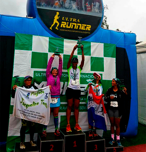 Karine se prepara para a primeira corrida deste ano que será dia 27 em Poços de Caldas, um treinamento para a Ultramaratona