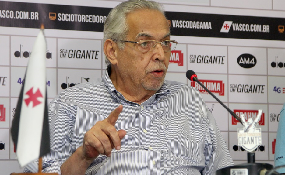 Eurico Miranda - Paulo Fernandes/Vasco.com.br/Divulga&ccedil;&atilde;o